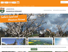 Tablet Screenshot of mansfeldsuedharz.de